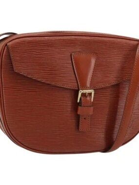 LOUIS VUITTON Epi Jeune FilleMM Shoulder Bag Brown M52153 LV Auth ep13542